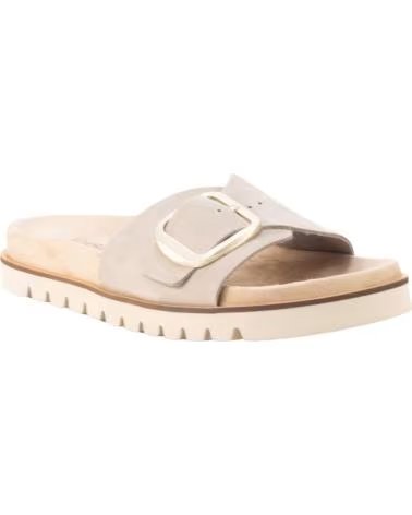 KESLEM SANDALIAS MODELO RAQUEL EN COLOR TOPO TAUPE