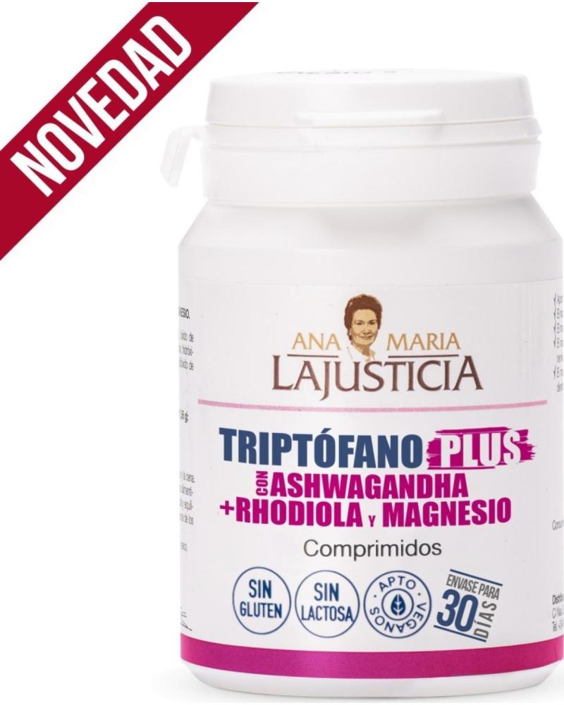 ANA MARIA LAJUSTICIA TRIPTÓFANO PLUS CON ASHWAGANDHA, RHODIOLA Y MAGNESIO, 60 COMPRIMIDOS