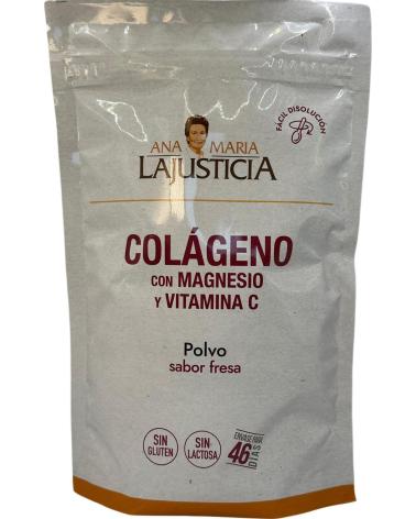 ANA MARIA LAJUSTICIA COLÁGENO CON MAGNESIO Y VITAMINA C POLVO SABOR FRESA 350G