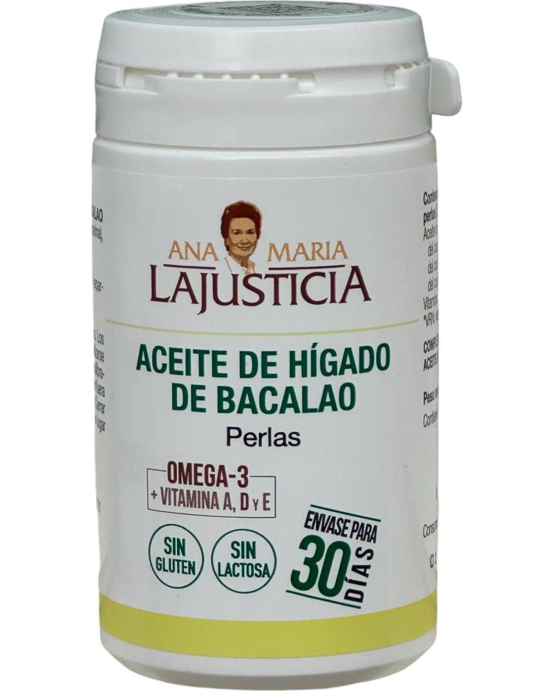 ANA MARIA LAJUSTICIA ACEITE DE HÍGADO DE BACALAO 90 PERLAS