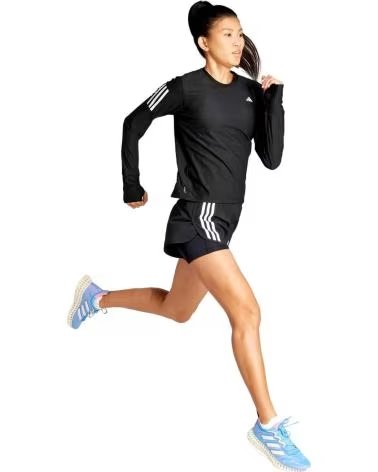 ADIDAS MAGLIA TECNICA A MANICHE LUNGHE DA DONNA NEGRO