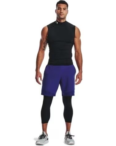 UNDER ARMOUR LEGGINGS SPORTIVI DA UOMO 1361588-001 NEGRO