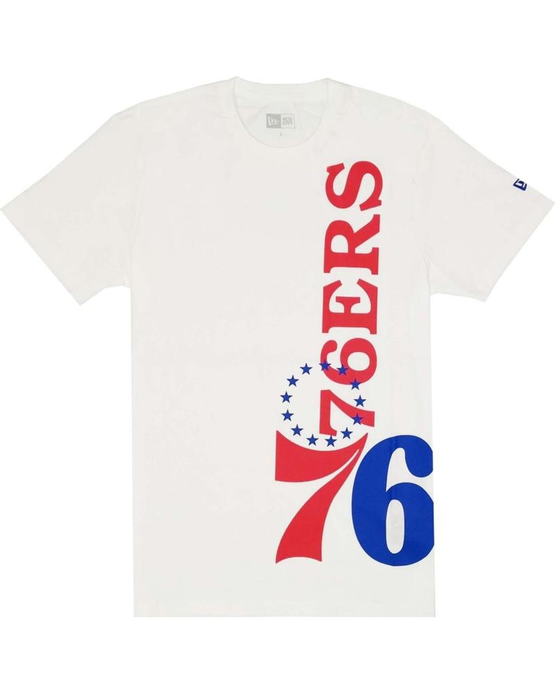 NEW ERA CAMISETA 76ERS MANGA CORTA BLANCO