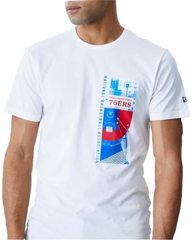 NEW ERA CAMISETA DE MANGA CORTA CON ESTAMPADO GRÁFICO BLANCO