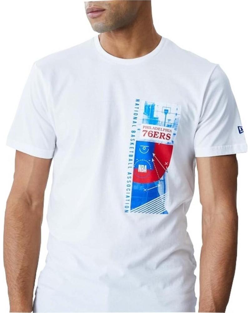 NEW ERA CAMISETA DE MANGA CORTA CON ESTAMPADO GRÁFICO BLANCO