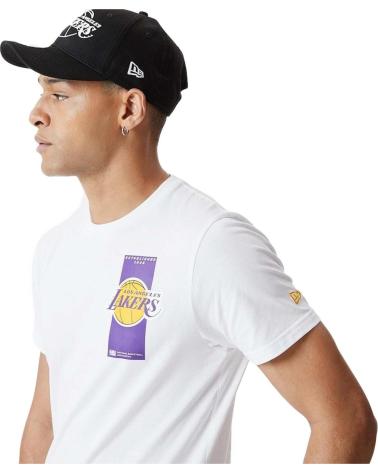 NEW ERA CAMISETA DE MANGA CORTA 12590891 EN PARA HOMBRE BLANCO