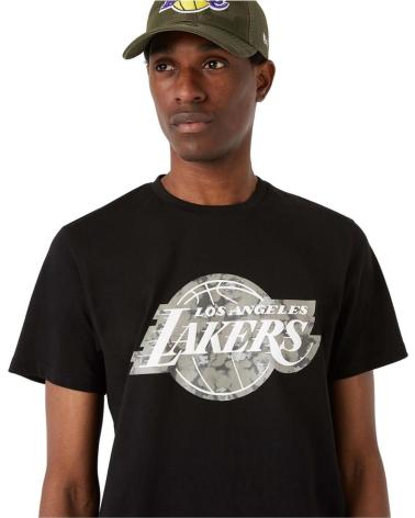 NEW ERA CAMISETA LOS ANGELES LAKERS NEGRA NEGRO