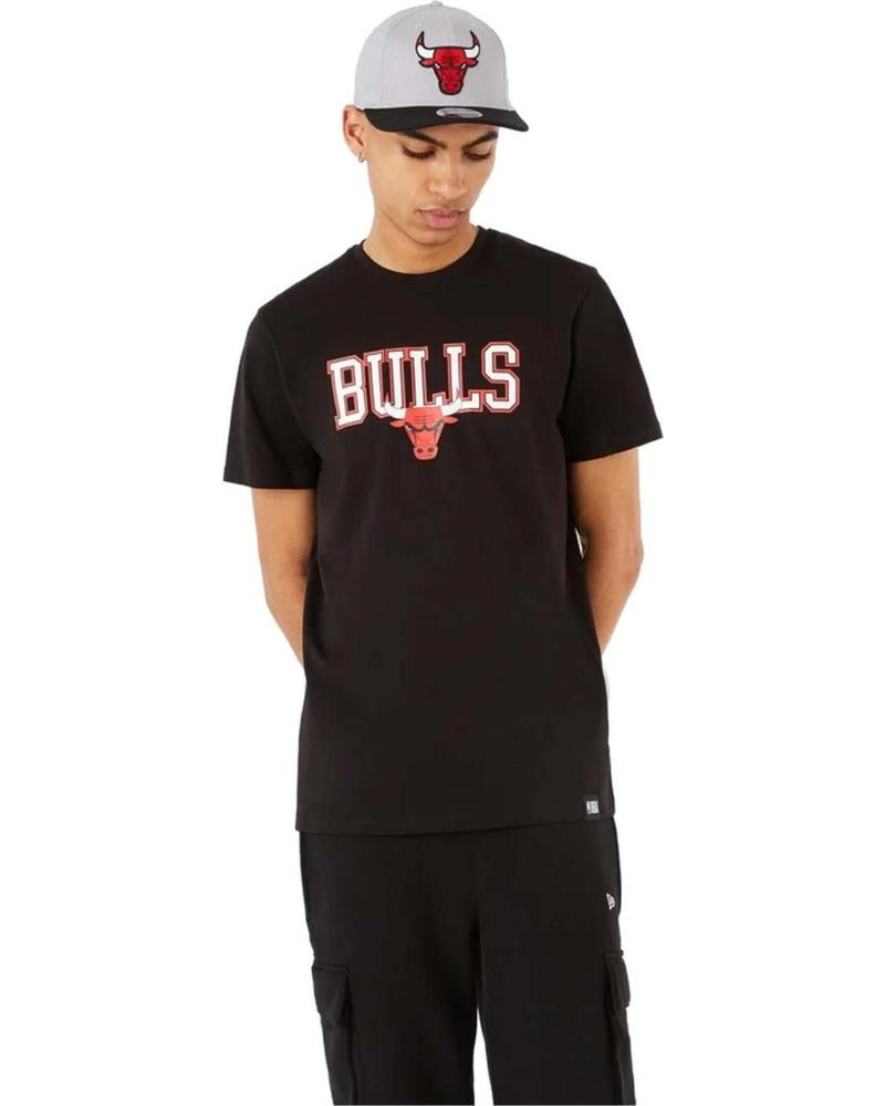 NEW ERA CAMISETA CHICAGO BULLS NEGRA NEGRO