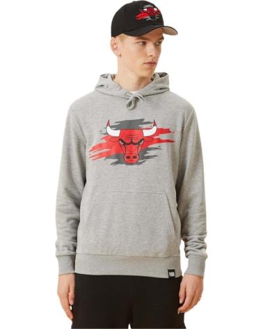 NEW ERA SUDADERA CHICAGO BULLS CON CAPUCHA GRIS