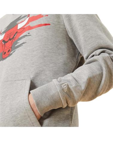 NEW ERA SUDADERA CHICAGO BULLS CON CAPUCHA GRIS