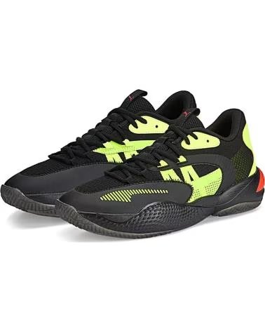 Sportif pour Homme et Femme PUMA BASKETS COURT RIDER 20 GLOW STICK NEGRO