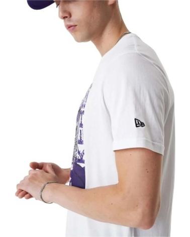 NEW ERA CAMISETA LOS ANGELES LAKERS 60416352 MANGA CORTA BLANCO
