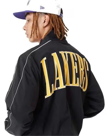 NEW ERA LOS ANGELES LAKERS JACKET 60416396 NEGRO