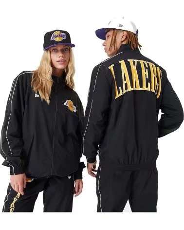 NEW ERA LOS ANGELES LAKERS JACKET 60416396 NEGRO