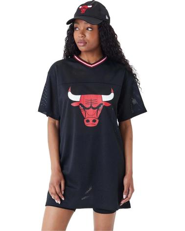 NEW ERA CAMISETA CHICAGO BULLS MANGA CORTA NEGRO