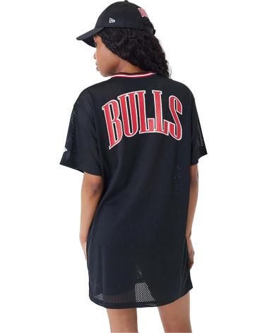 NEW ERA CAMISETA CHICAGO BULLS MANGA CORTA NEGRO