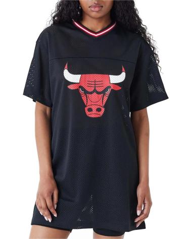 NEW ERA CAMISETA CHICAGO BULLS MANGA CORTA NEGRO