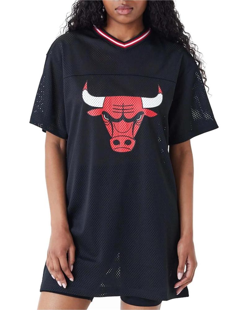NEW ERA CAMISETA CHICAGO BULLS MANGA CORTA NEGRO