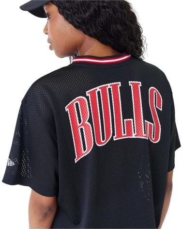 NEW ERA CAMISETA CHICAGO BULLS MANGA CORTA NEGRO