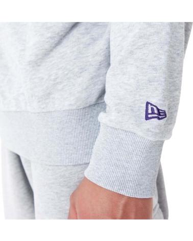 NEW ERA SUDADERA LOS ANGELES LAKERS GRIS UNISEX