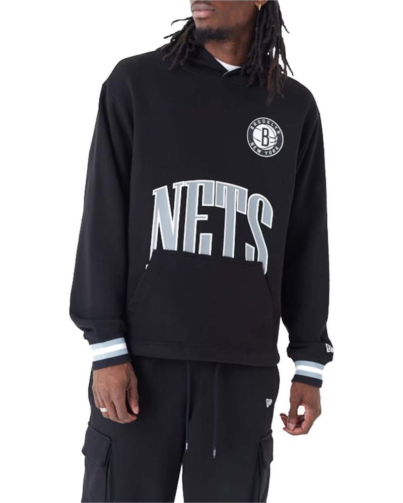 NEW ERA SUDADERA CON CAPUCHA 60435437 NETS UNISEX NEGRO