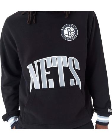 NEW ERA SUDADERA CON CAPUCHA 60435437 NETS UNISEX NEGRO