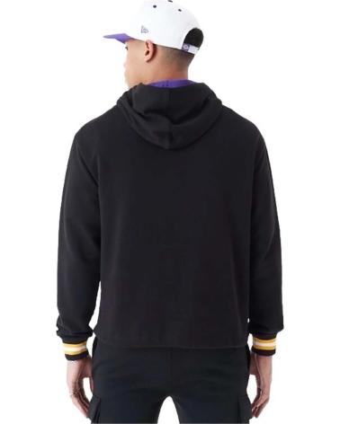 NEW ERA SUDADERA CON CAPUCHA LAKERS 60435441 NEGRO