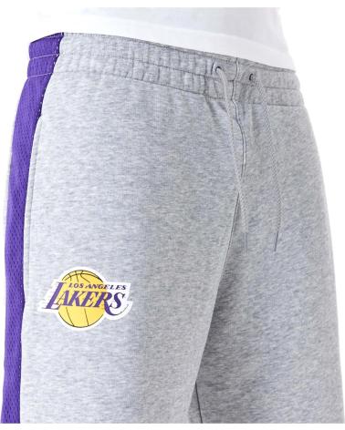 NEW ERA PANTALÓN CORTO LAKERS GRIS