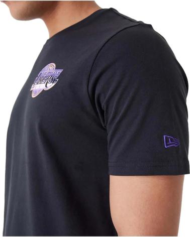 NEW ERA CAMISETA LOS ANGELES LAKERS MANGA CORTA NEGRO