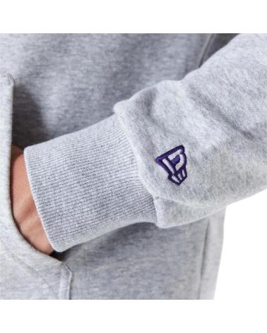 NEW ERA SUDADERA LOS ANGELES LAKERS CON CAPUCHA GRIS