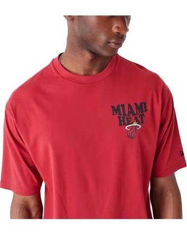 NEW ERA CAMISETA MIAMI HEAT BASQUETE VERMELHO ROJO