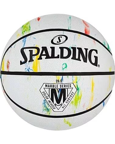 SPALDING PALLONE DA PALLACANESTRO MARBLE SERIES 84397Z BLANCO