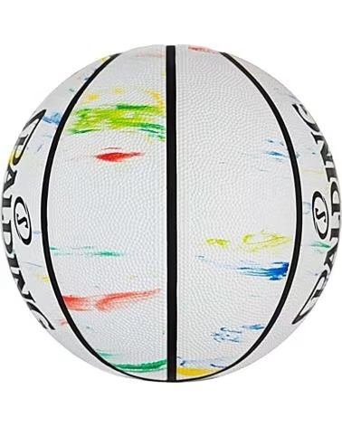 SPALDING PALLONE DA PALLACANESTRO MARBLE SERIES 84397Z BLANCO