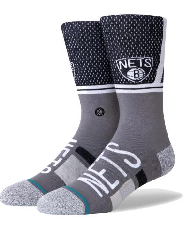 STANCE CALCETINES A545A20NSC-BLK BROOKLYN NETS GRIS