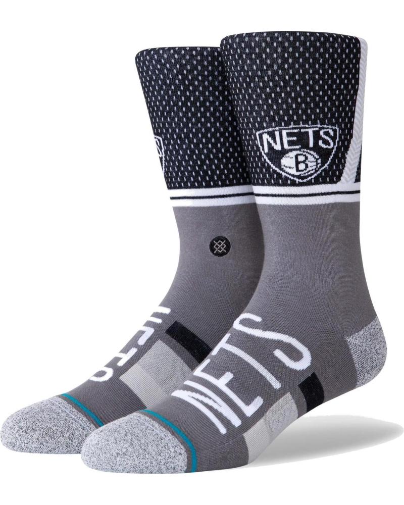 STANCE CALCETINES A545A20NSC-BLK BROOKLYN NETS GRIS