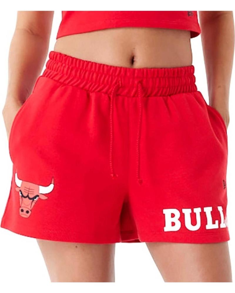 NEW ERA PANTALON CORTO 60435346 EN PARA MUJER ROJO