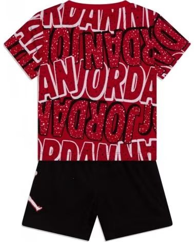 JORDAN CONJUNTO 85D198-023 PARA NIÑOS ROJO