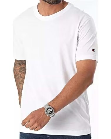 CHAMPION KURZARM-T-SHIRT 220267-WW001 FÜR HERREN BLANCO