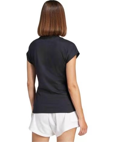 T-SHIRT ADIDAS FEMME MANCHES COURTES JC8238 NOIR BLACK-WHITE