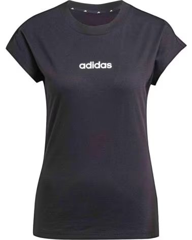 T-SHIRT ADIDAS FEMME MANCHES COURTES JC8238 NOIR BLACK-WHITE