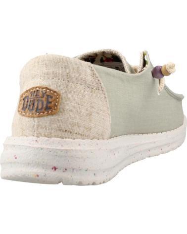 HEY DUDE ZAPATOS CASUAL MUJER MODELO 40071H VERDE SAGE
