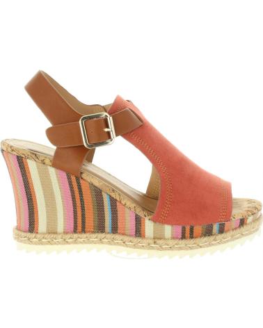 Zapatos de cuña de Mujer URBAN 391663-B6600 NATURAL