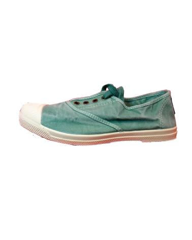 Zapatos de Mujer NATURAL WORLD ZAPATILLAS LONA 102E VERDE