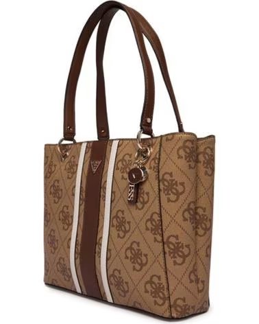 GUESS MALA TOTE NOELLE II LATE LOGO CASTANHO LGW