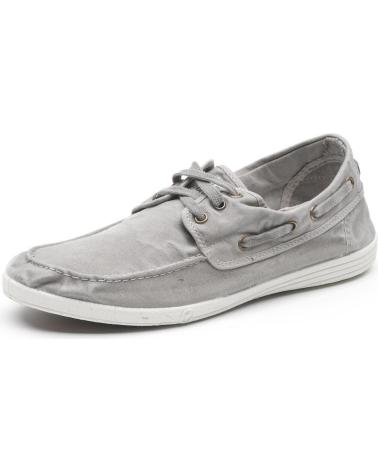 Sapatos de Homem NATURAL WORLD 303E H - 48 OLD ELBRUS NAUTICO ENZIMATI GRIS CLARO