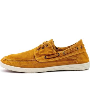 Zapatos de Hombre NATURAL WORLD 303E H - 48 OLD ELBRUS NAUTICO ENZIMATI CUERO