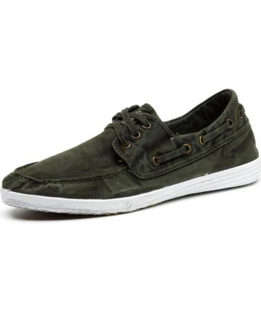 Zapatos de Hombre NATURAL WORLD ZAPATILLAS LONA 303E KAKI VERDE
