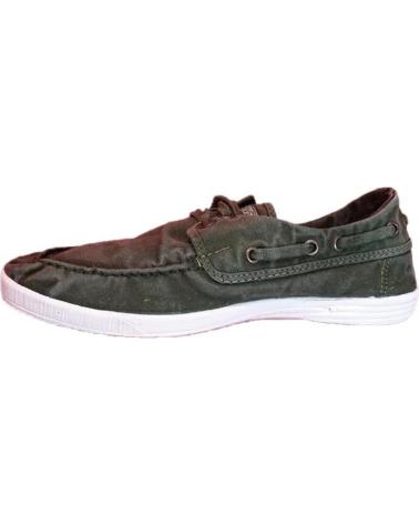 Zapatos de Hombre NATURAL WORLD ZAPATILLAS LONA 303E KAKI VERDE