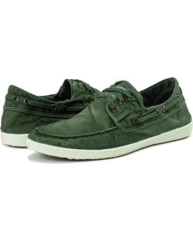 Zapatos de Hombre NATURAL WORLD ZAPATILLAS LONA 303E KAKI VERDE