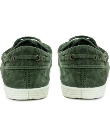 Zapatos de Hombre NATURAL WORLD ZAPATILLAS LONA 303E KAKI VERDE